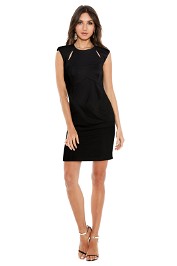 Wayne Cooper - Teardrop Pencil Dress - Black - Front