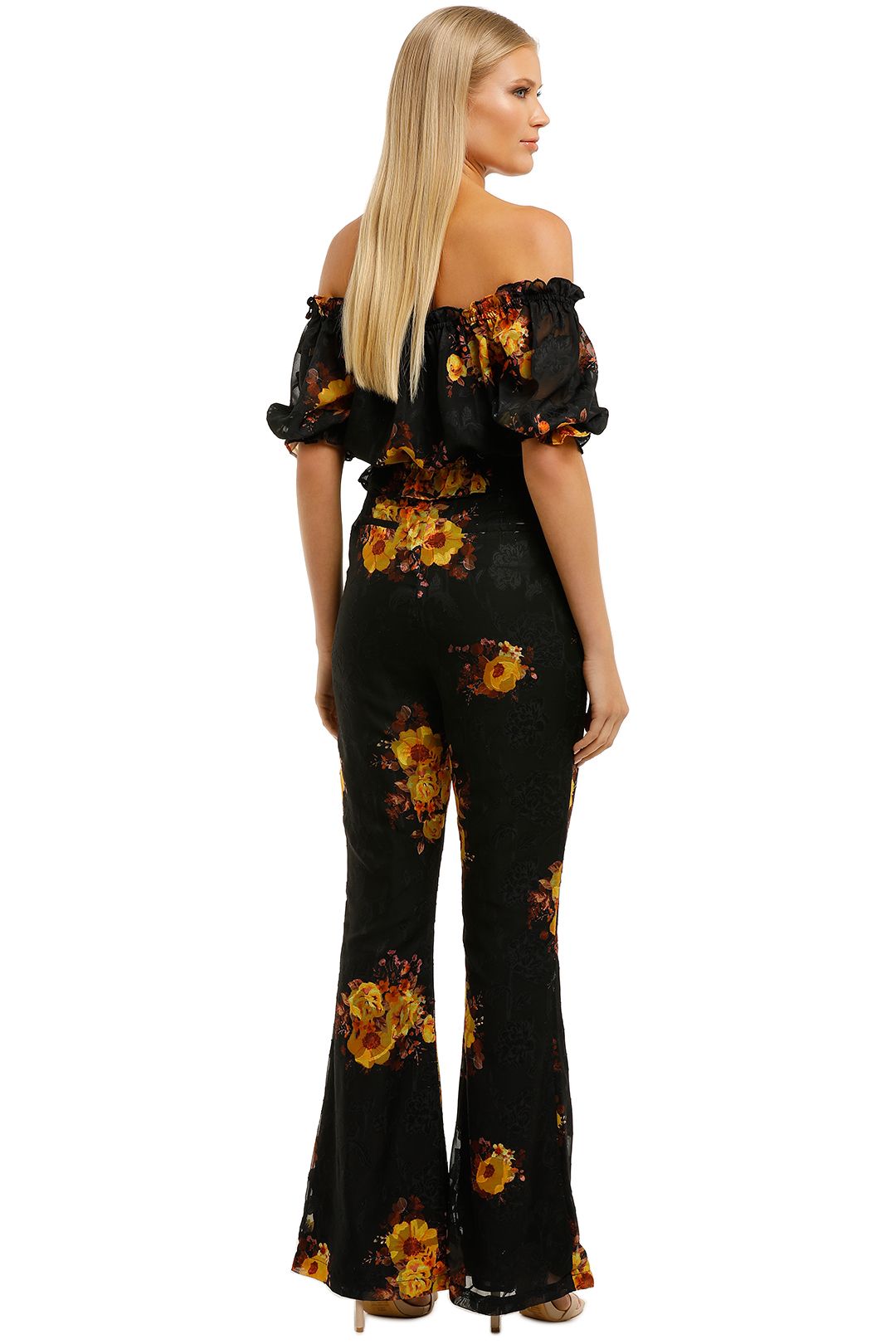 We-Are-Kindred-Ibiza-Top-and-Pant-Set-Noir-Sunflowers-Back