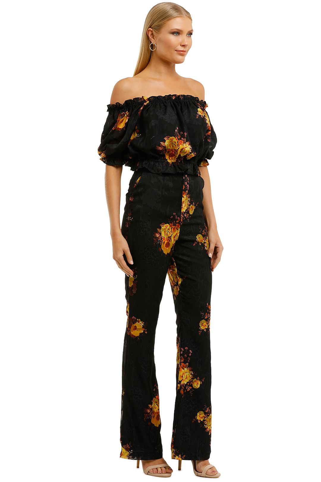 We-Are-Kindred-Ibiza-Top-and-Pant-Set-Noir-Sunflowers-Side