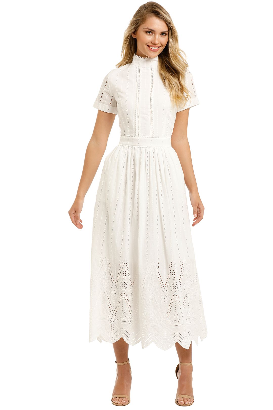 We-Are-Kindred-Lola-High-Neck-Dress-White-Front