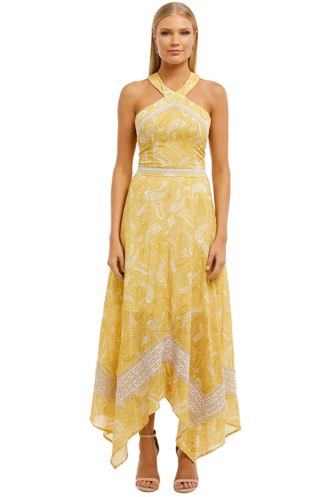 We-Are-Kindred-Sorrento-Midi-Dress-Sunflower-Paisley-Front