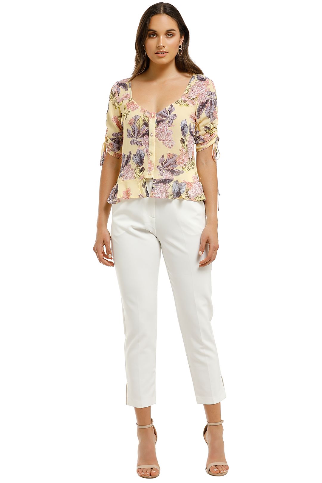 We-Are-Kindred-Stevie-Sweetheart-Blouse-Lemon-Blossoms-Front