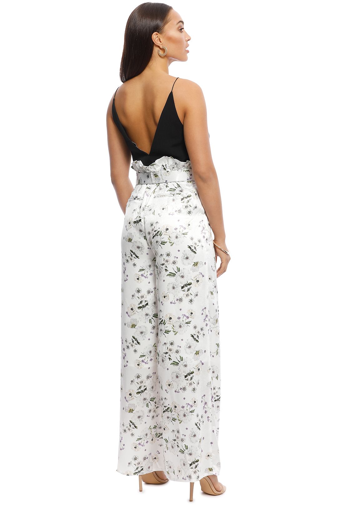 We are Kindred - Palazzo Pant - White Bouquet - Back