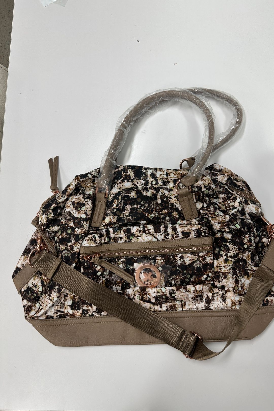 Buy Weekender Bag in Brown Mimco GlamCorner