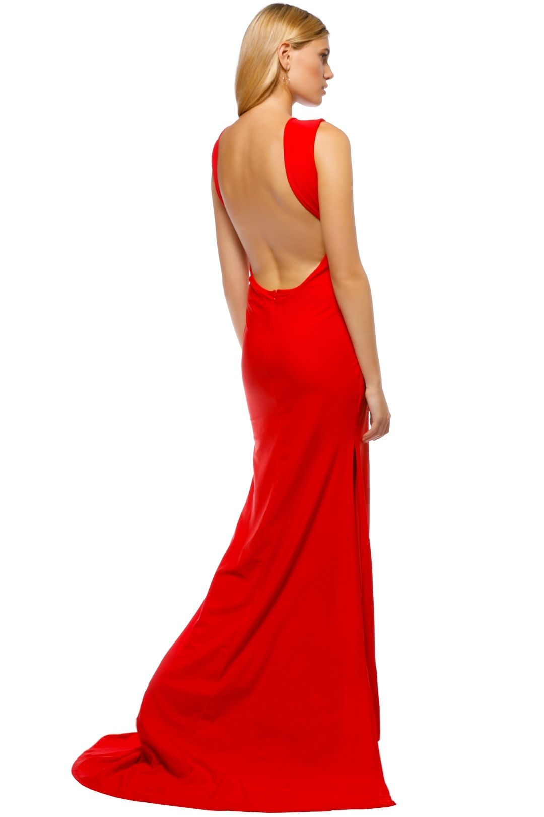 When Freddie Met Lilly - Anastasia Gown - Red - Back