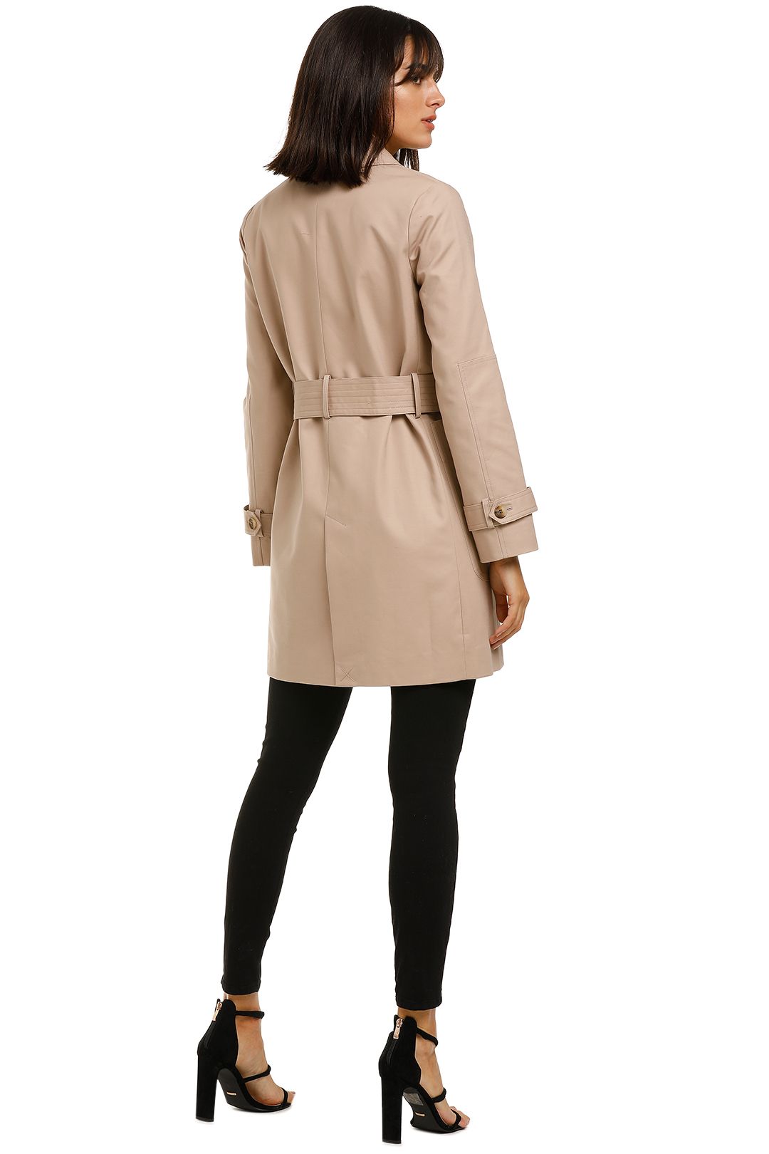 Classic Trench Coat in Neutral by Whistles for Rent GlamCorner