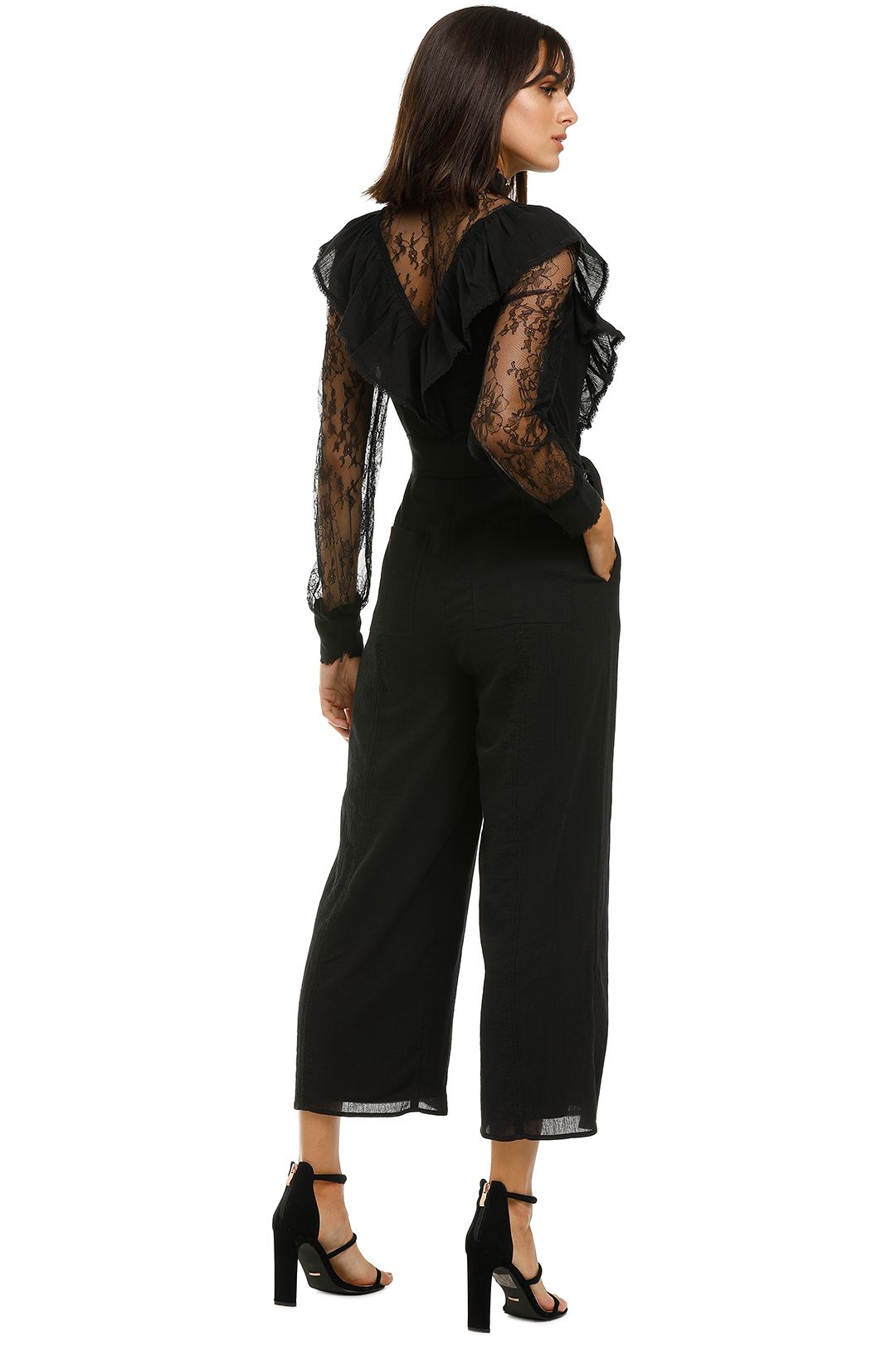 Whistles-Mixed-Lace-Frill-Jumpsuit-Black-Back