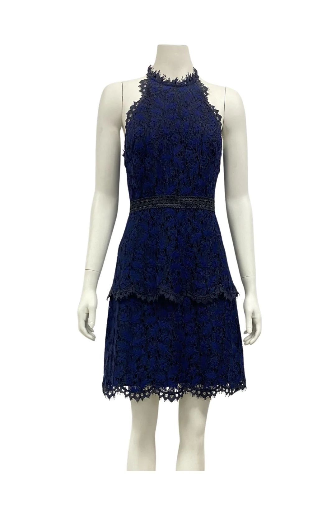 Halter Neck Talie Navy Lace Dress Halter Neck Talie Navy Lace Dress