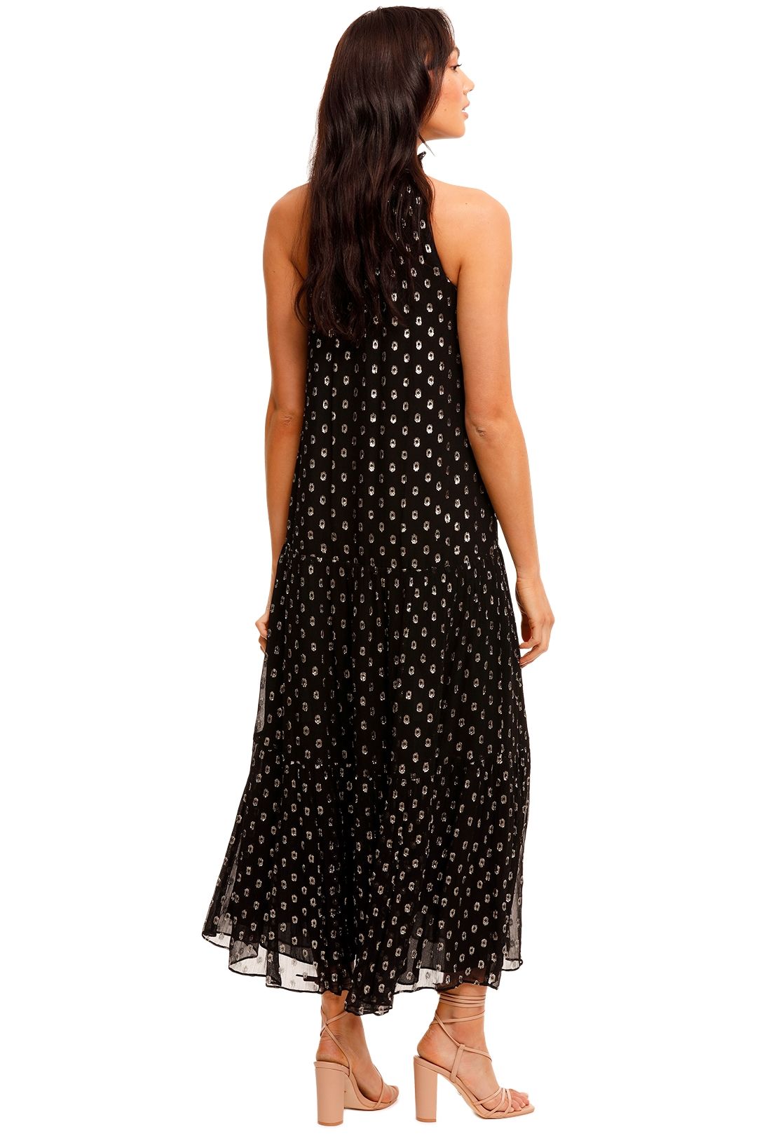 Hire Metallic Dobby Trapeze Dress Whistles GlamCorner