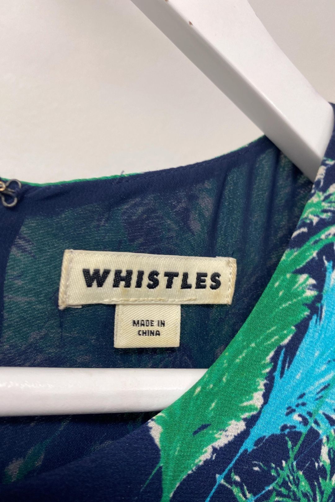 Whistles - Tropical Print Blue Bodycon Dress
