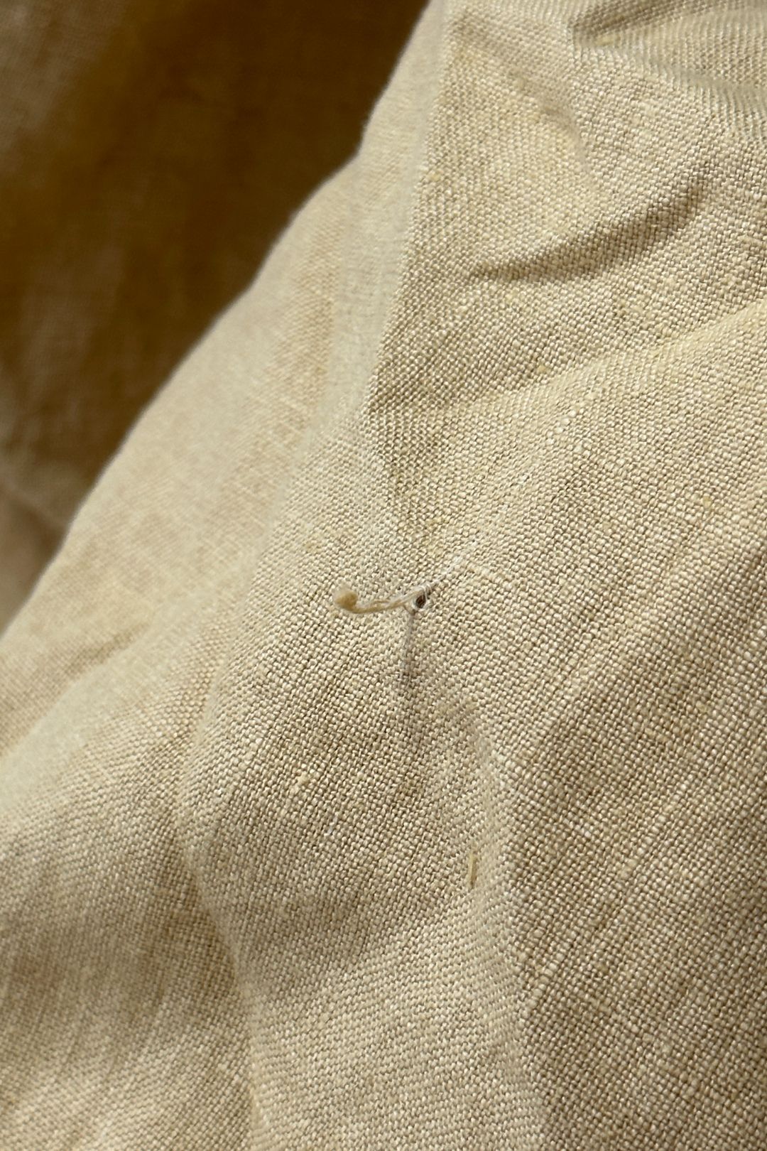 Sheike White and Beige High Hopes Linen Skirt