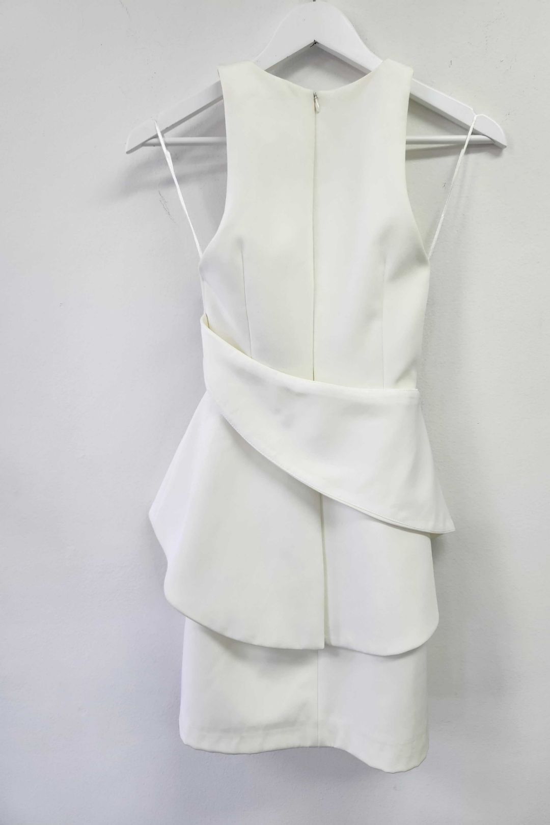 All white peplum dress shop