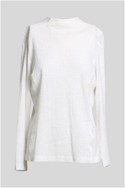 White Lulu Long Sleeve Shirt 