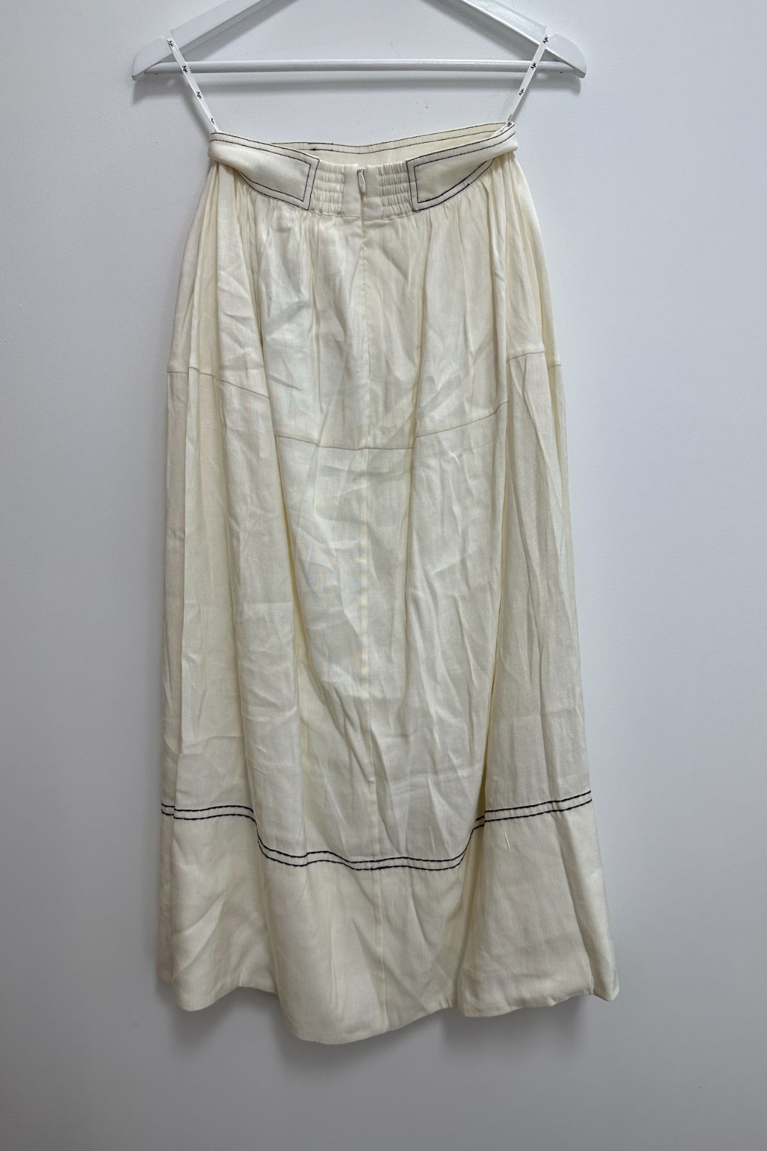 White Revitalise Midi Skirt