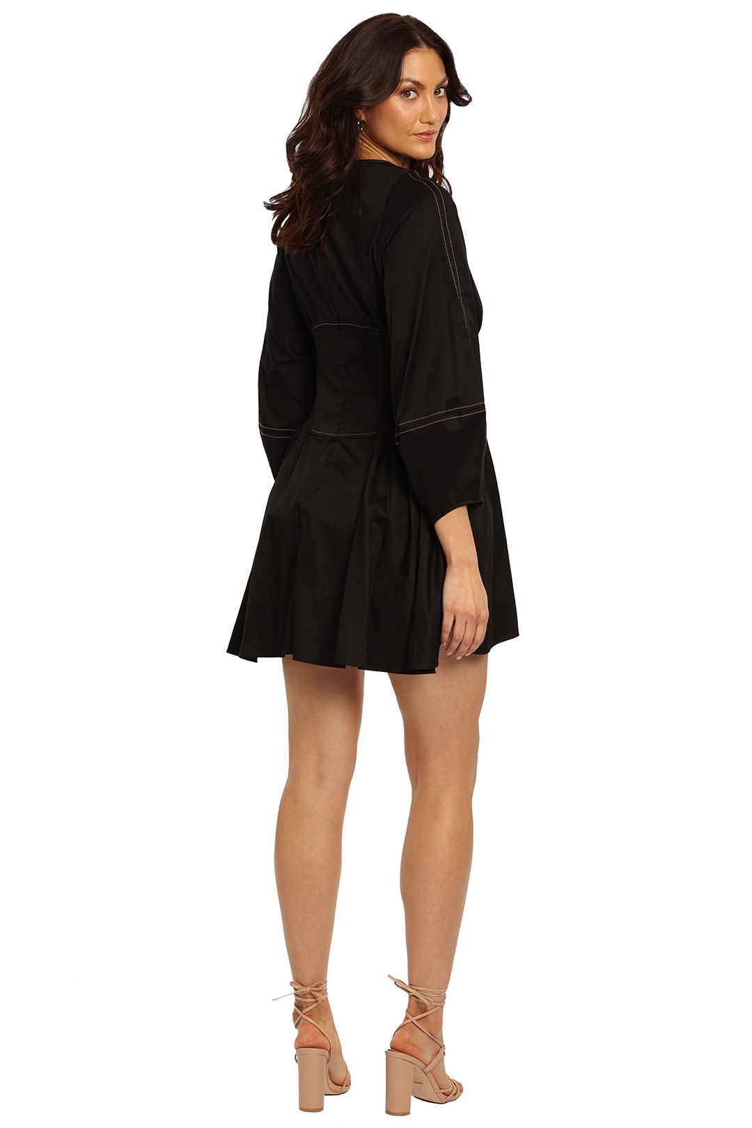 Hire Willis Mini Dress in Black | Camilla and Marc | GlamCorner
