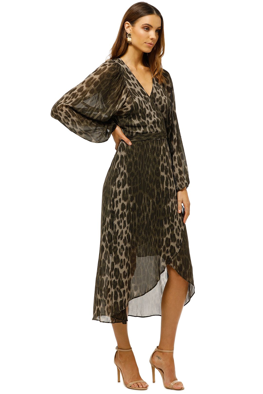 Leopard print outlet dress witchery