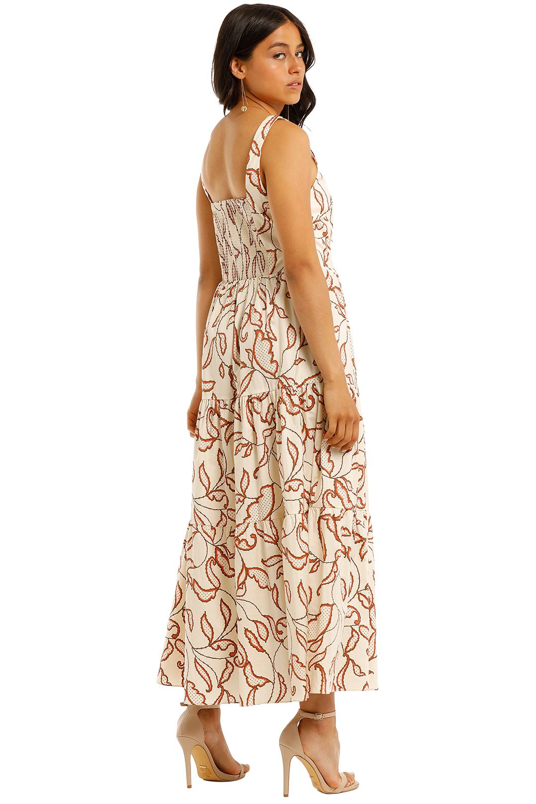 Witchery-Fitted-Tiered-Dress-Perennial-Print-Back