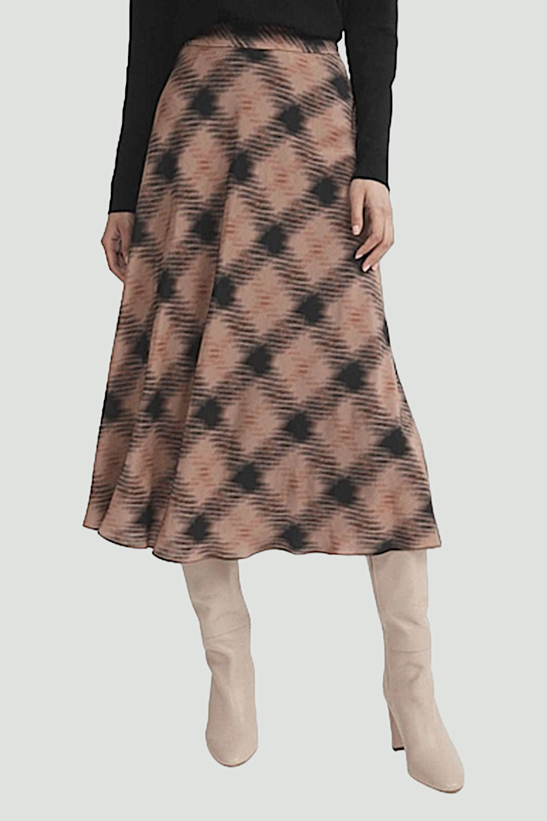 Buy A line Check Midi Skirt Witchery GlamCorner