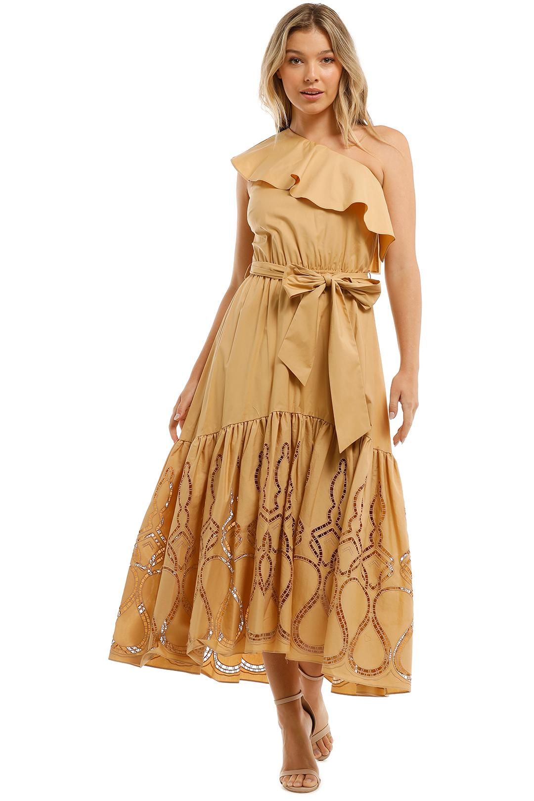 One Shoulder Embroidered Dress by Witchery for Hire GlamCorner