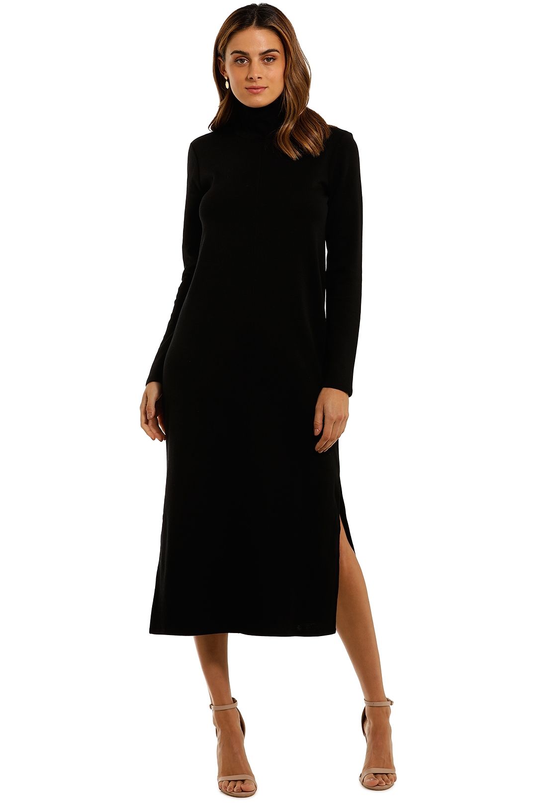 Witchery Seam Jersey Dress high neck