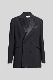 Witchery Tailored Black Double Breasted Blazer 