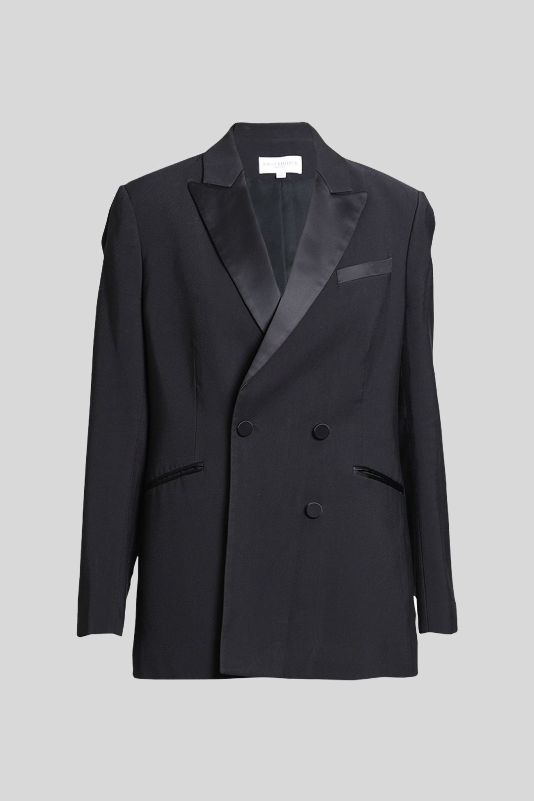 Witchery Tailored Black Double Breasted Blazer 