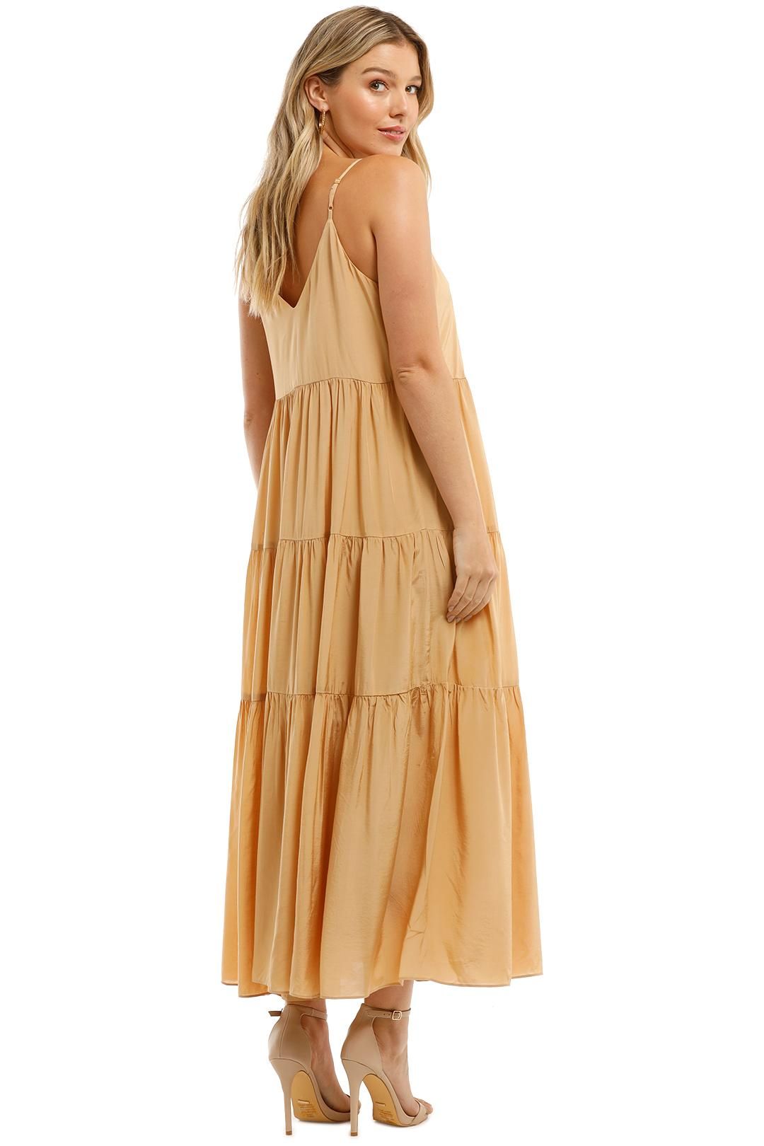 Witchery Tiered Button Front Maxi Dress Sleeveless