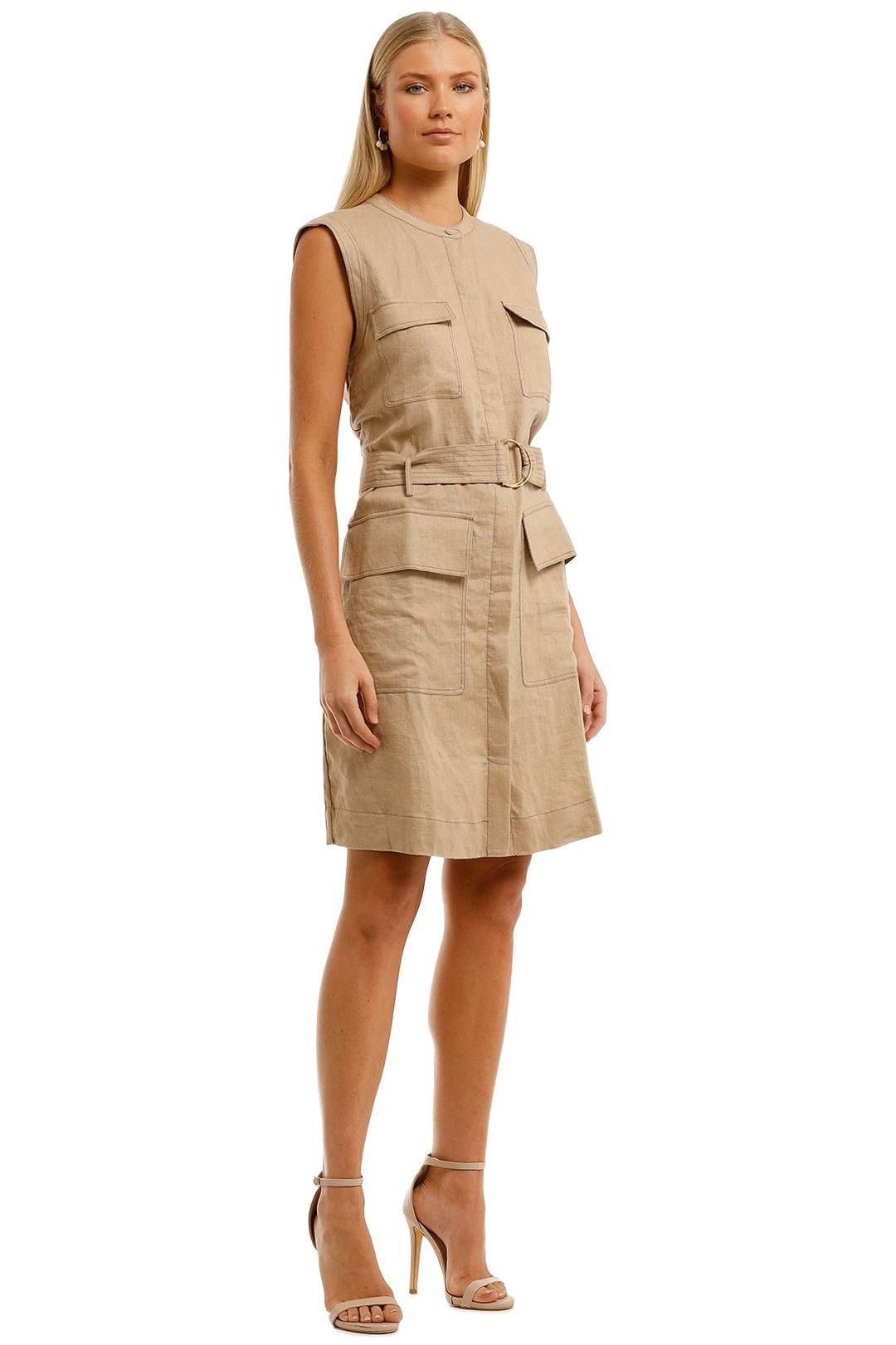 Utility Mini Dress Cappucino