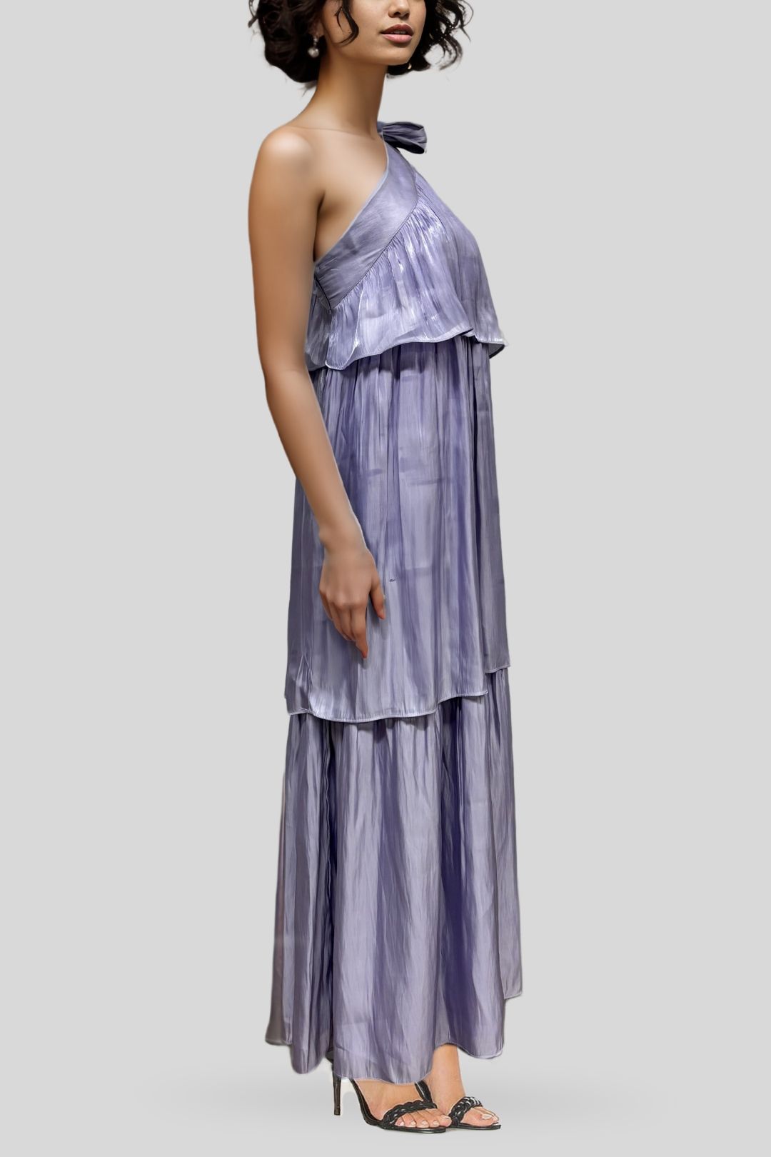 Y.A.S Lavender One Shoulder Long Dress
