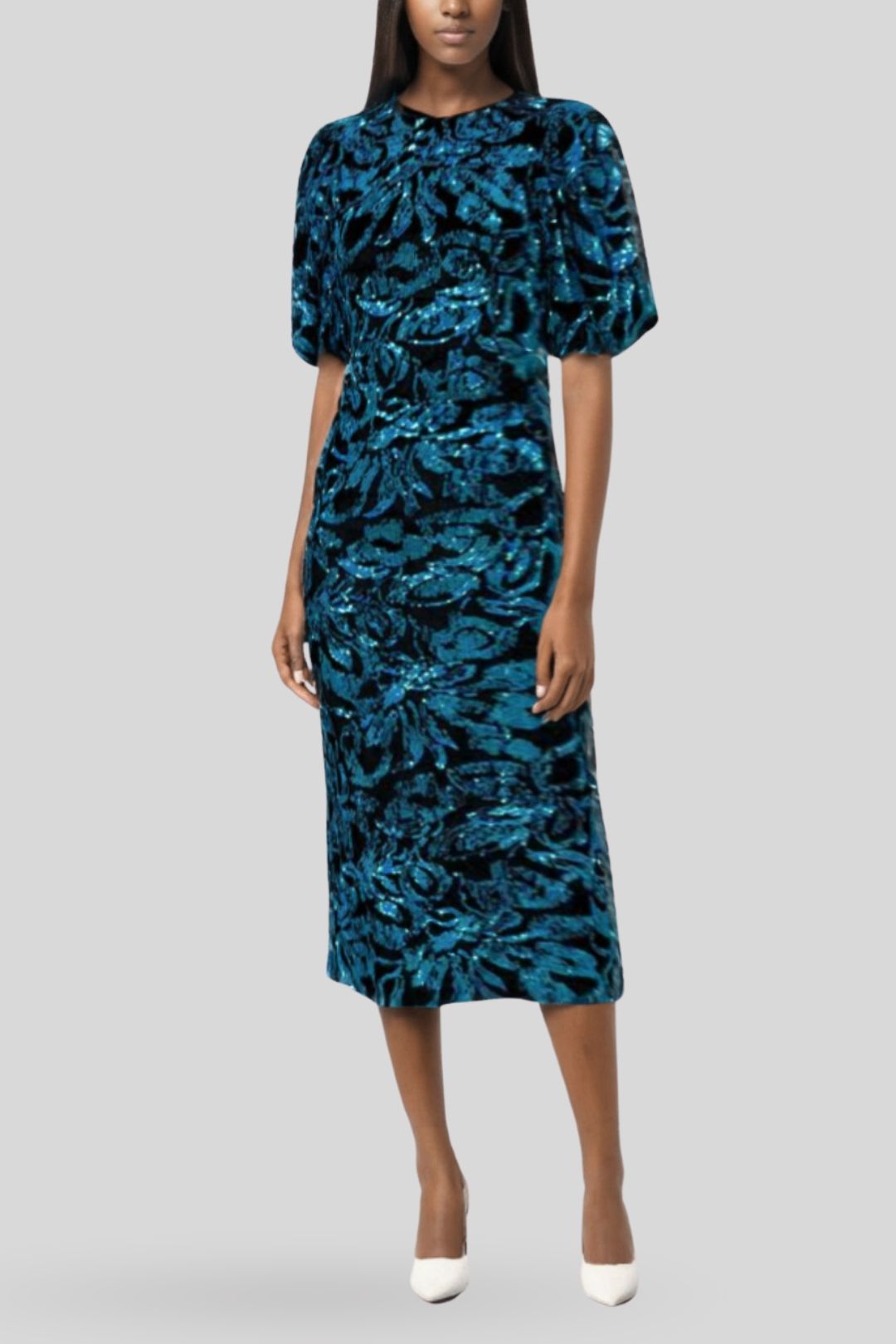 Yasliby 2/4 Sequin Dress Midi