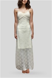 Y.A.S Strappy Maxi Dress in Ivory