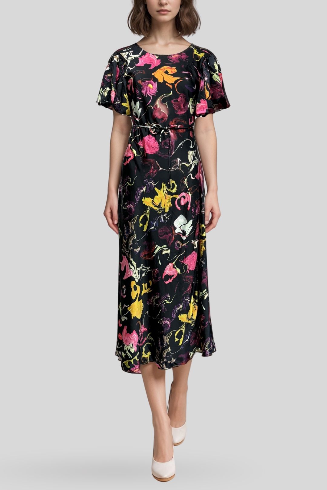 Timeless Black Print dress