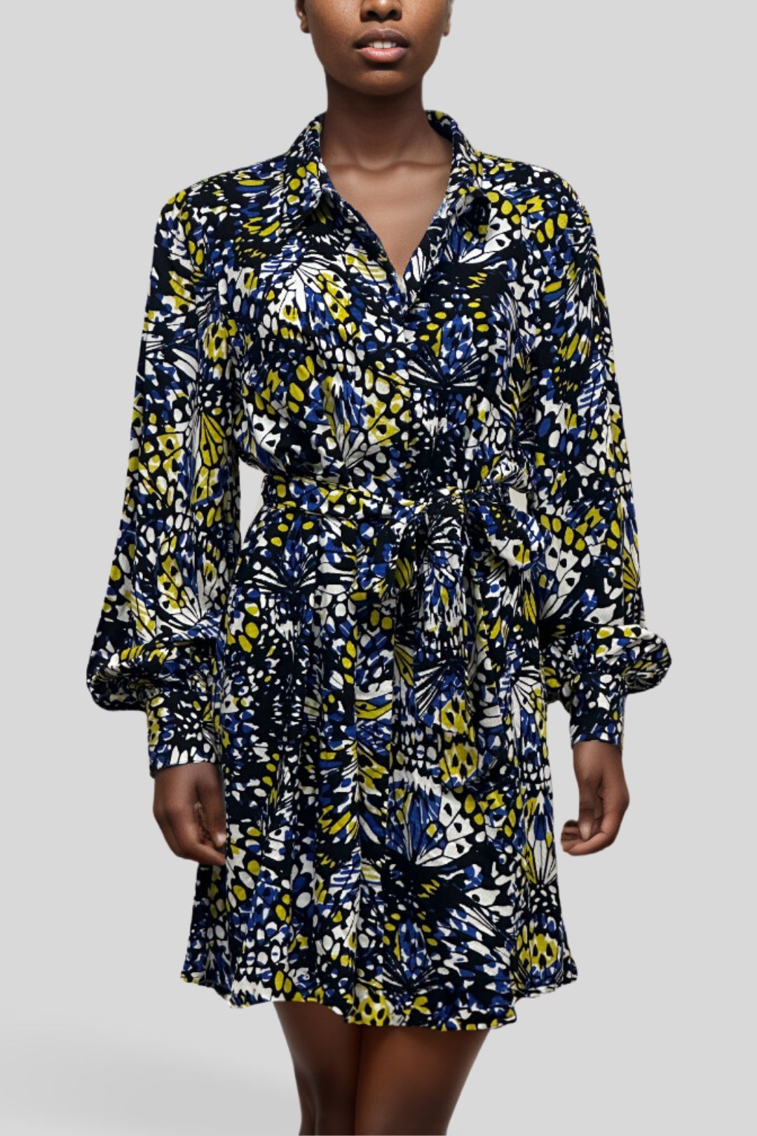 YAS Yascamofly LS Shirt Mini Dress Front