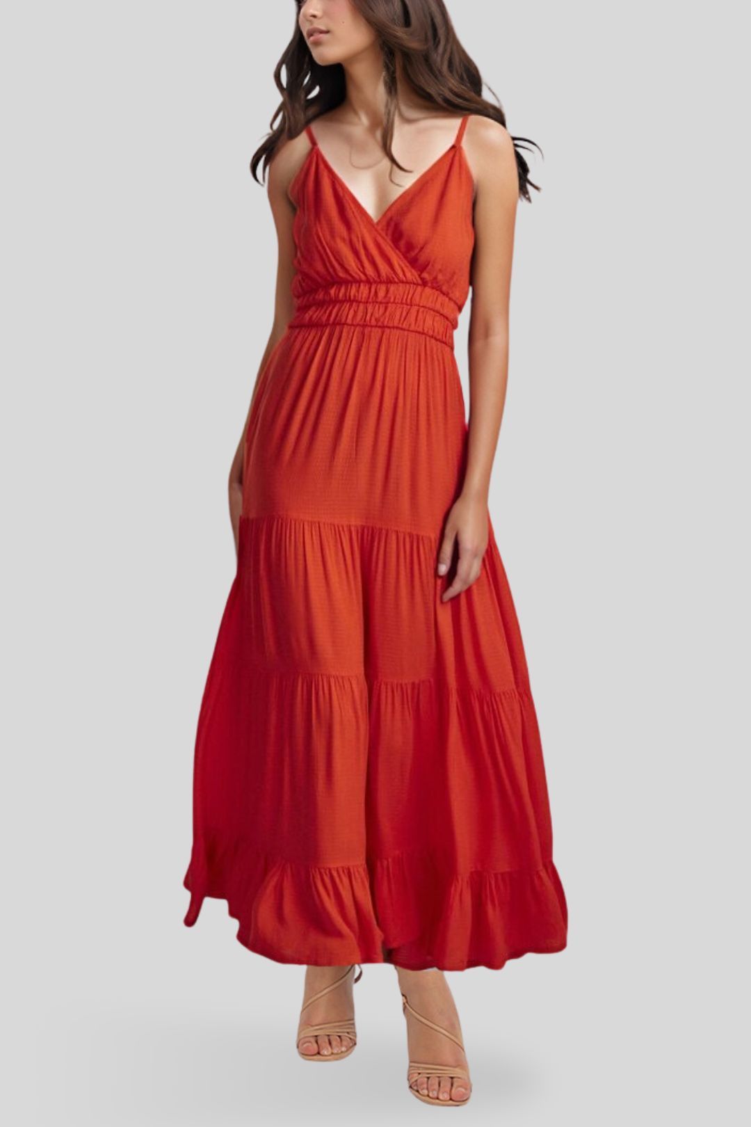 Y.A.S Yassirala Ankle Dress Red