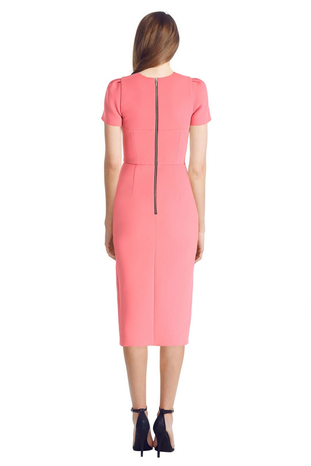 yeojin bae pink dress Double Crepe Amelia Dress in Pink by Yeojin Bae for Hire