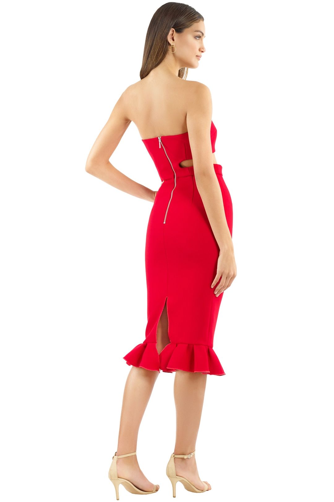Yeojin Bae - Kaitlin Dress - Red - Back