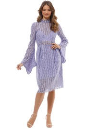 Yeojin Bae - Applique Lace Caterina Dress - Lilac - Front