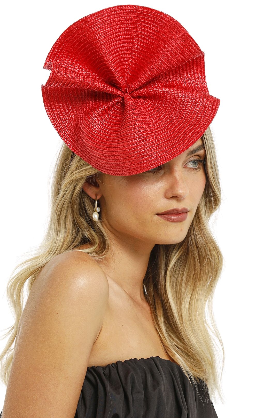Zaria Fascinator Red