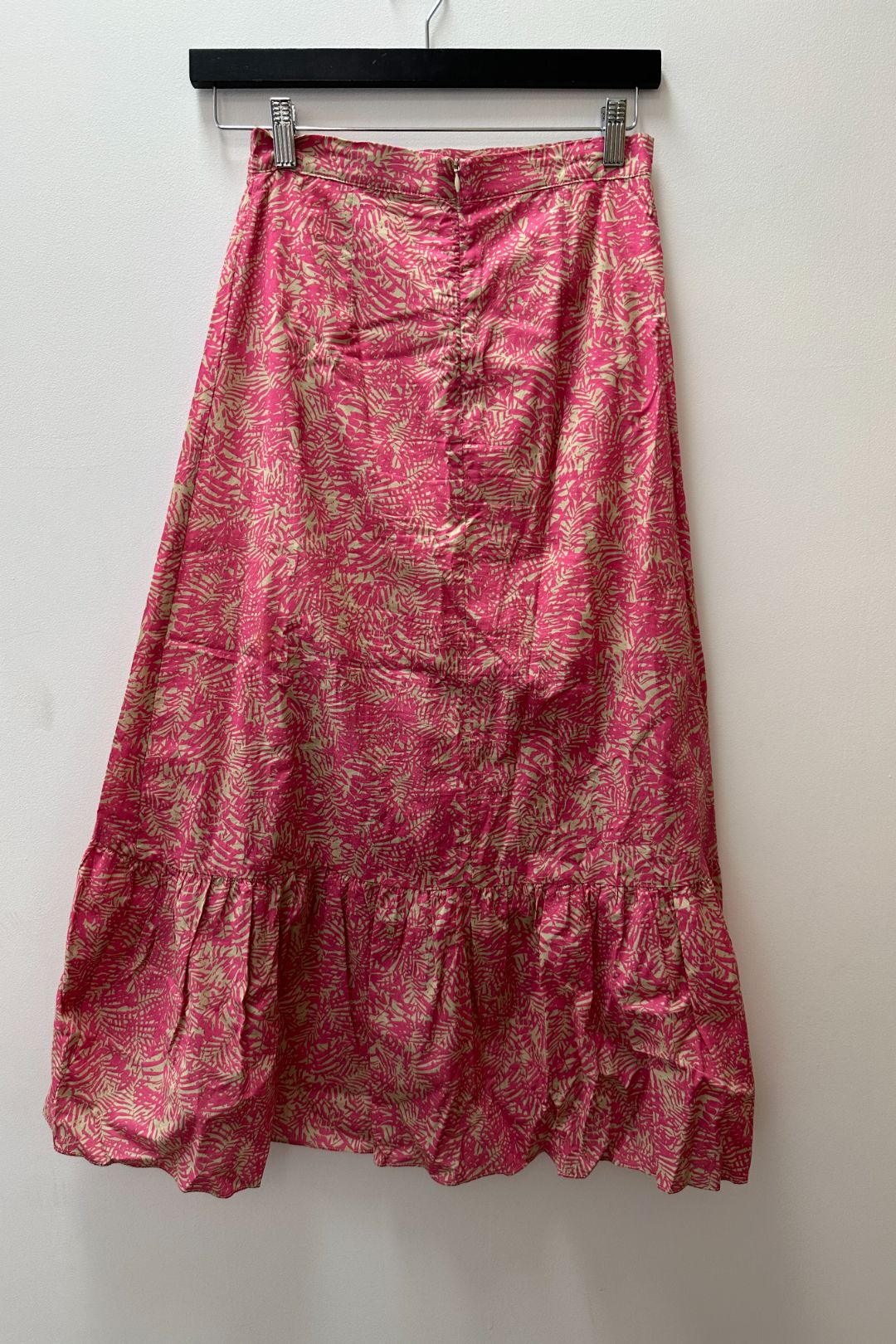 Buy Zaynab Wrap Midi Skirt Set in Multi Print Mink Pink GlamCorner