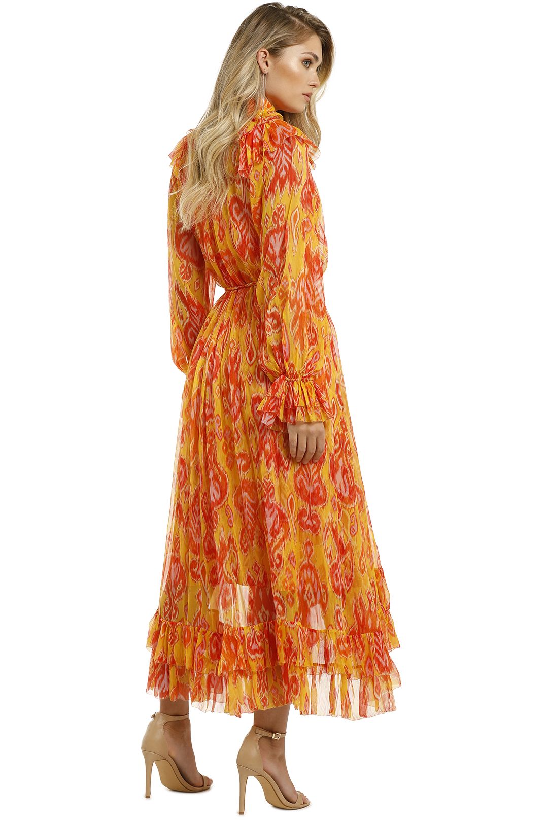 zimmermann brightside wrap midi dress Zimmermann Brightside Knit Shirtdress