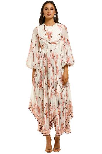 zimmermann corsage pleat mini dress Corsage Pleated Dress | Zimmermann