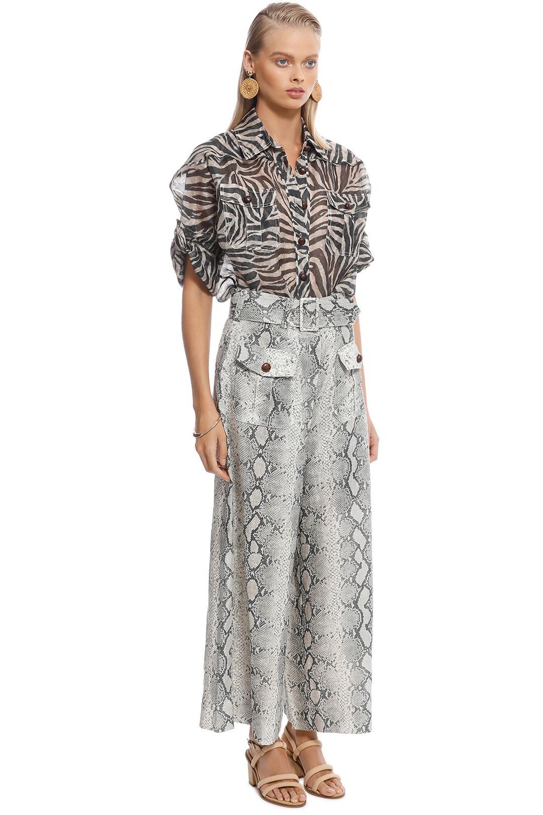 Corsage safari dress sales