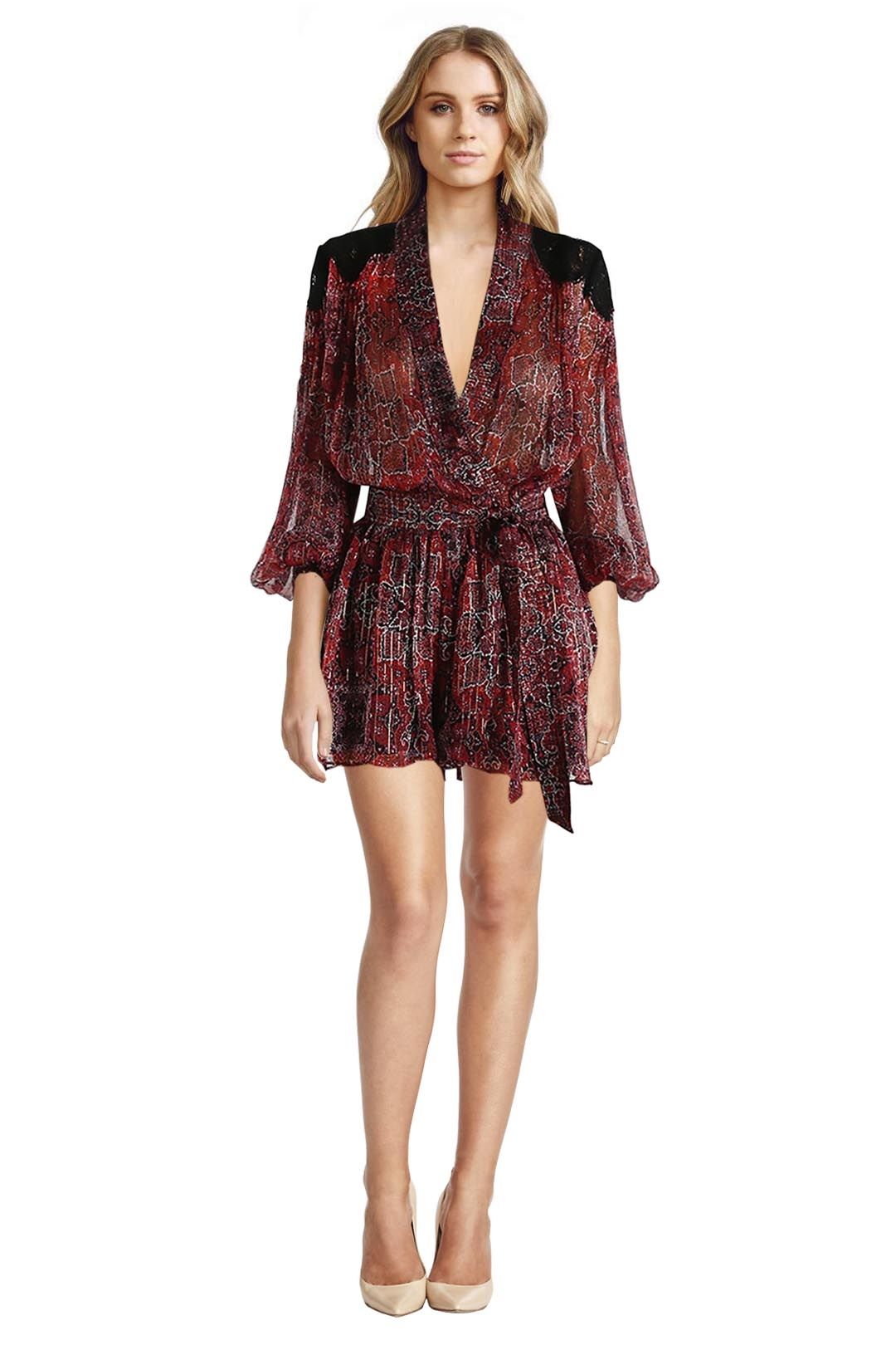 Empire Filigree Playsuit by Zimmermann for Rent GlamCorner