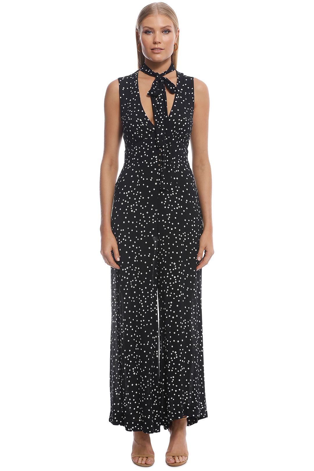 Zimmermann black jumpsuit top