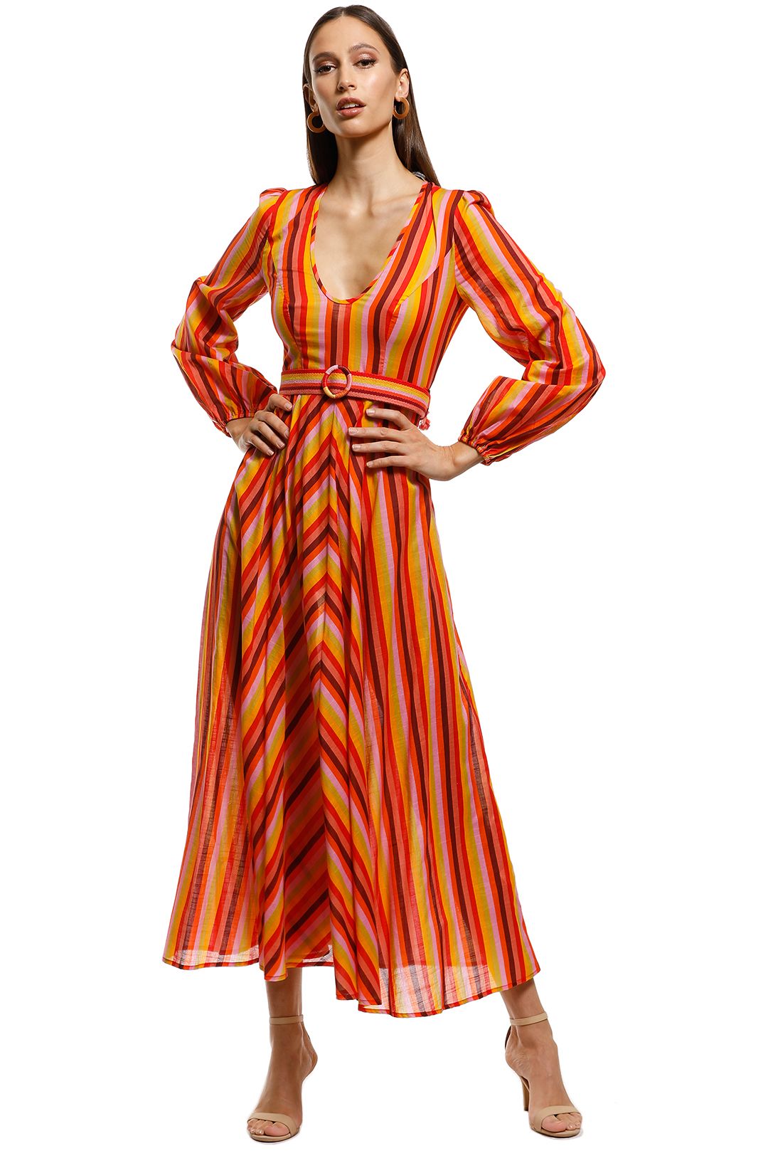 Zimmermann goldie plunge dress clearance