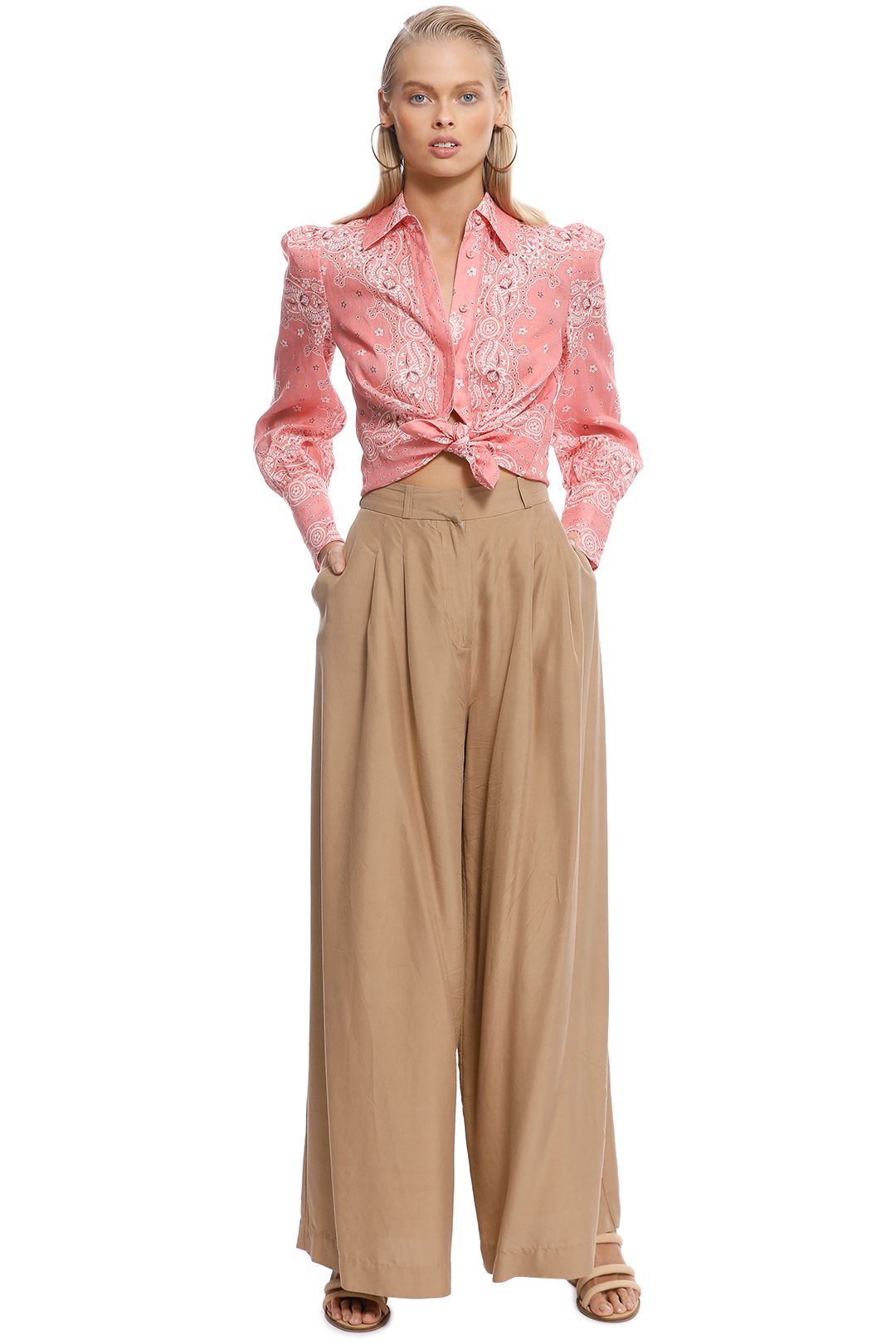 Zimmermann heathers shop bandana shirt dress