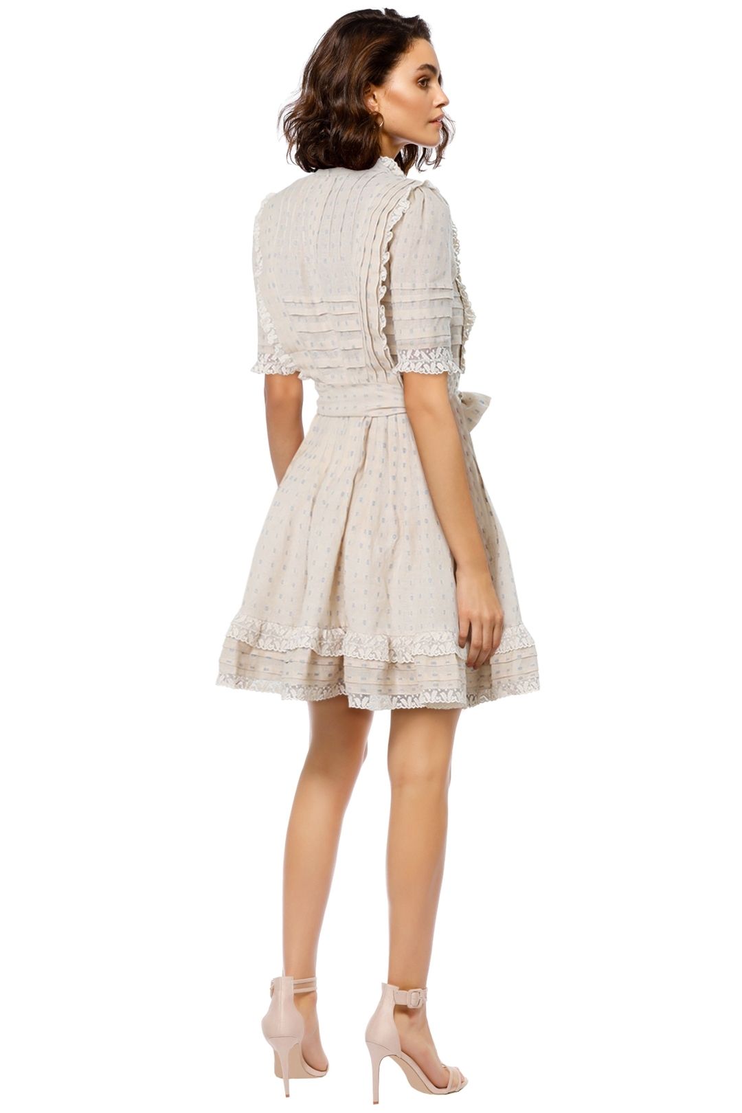 Helm Dot Frill Dress by Zimmermann for Hire GlamCorner