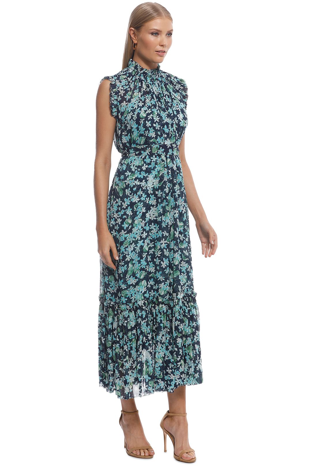 Moncur frill hot sale dress