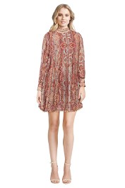 Zimmermann - Rhythm Links Swing Dress - Paisley Print - Front