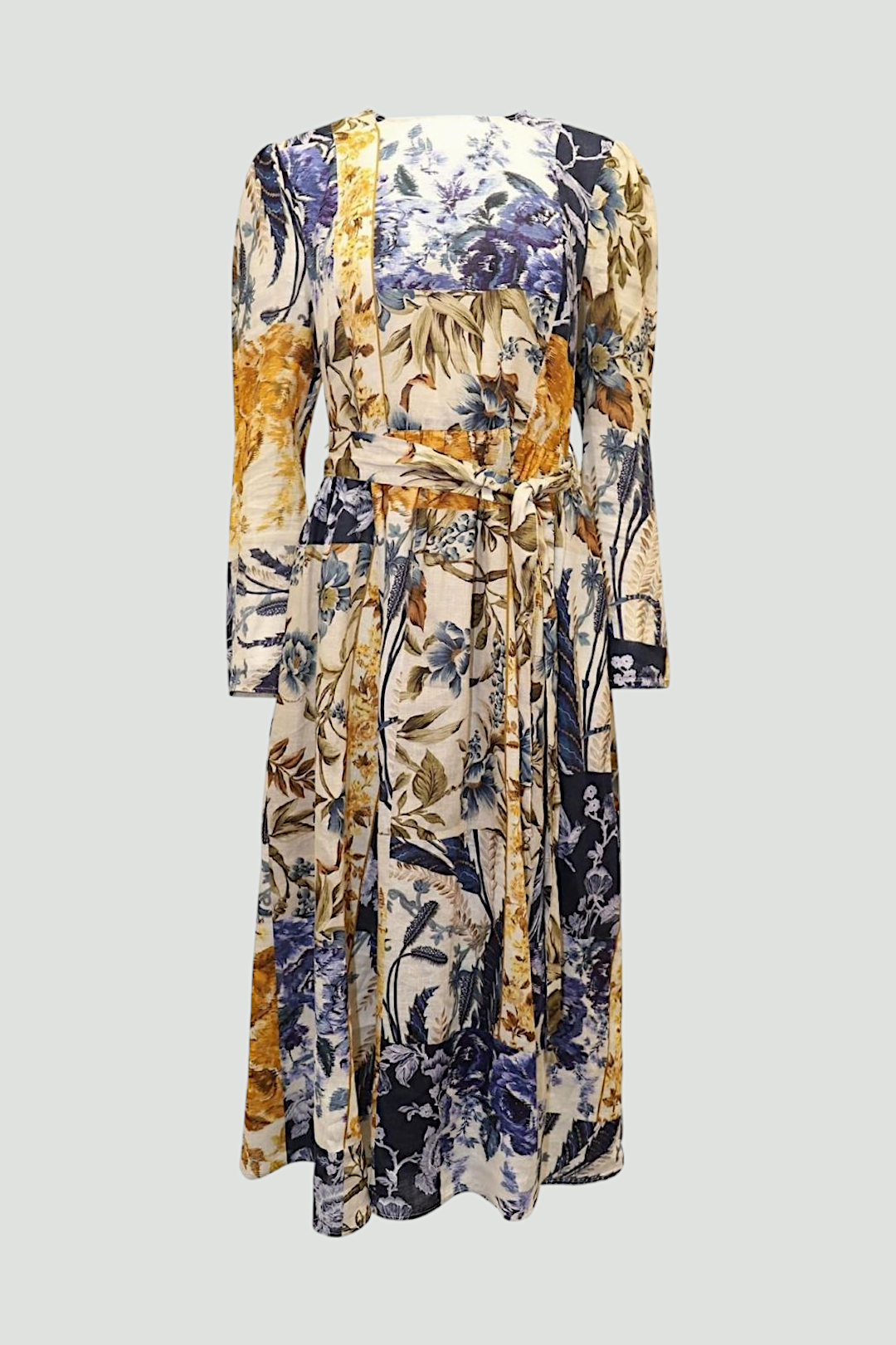 Buy Aliane Floral Midi Flared Dress Zimmermann GlamCorner